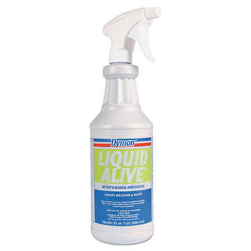 Dymon® Liquid Alive Odor Digester, 32 Oz Bottle, 12-carton freeshipping - TVN Wholesale